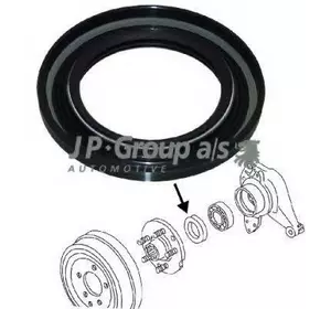 Уплотняющее кольцо JP GROUP 8151250200 на VW TRANSPORTER Mk II автобус Уплотняющее кольцо JP GROUP 8151250200 на VW TRANSPORTER Mk II автобус