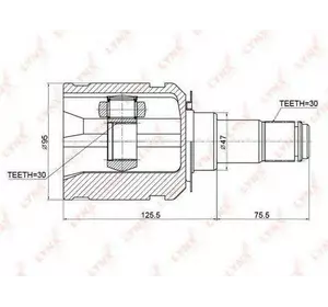 Шрус полуоси TOYOTA 4340360020 Шрус полуоси TOYOTA 4340360020