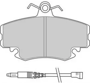 G1ТОРМОЗНЫЕ КОЛОДКИ FERODO FDB845 на RENAULT SUPER 5 (B/C40_) G1ТОРМОЗНЫЕ КОЛОДКИ FERODO FDB845 на RENAULT SUPER 5 (B/C40_)