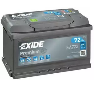 Аккумулятор exide premium 12v 72ah 720a EXIDE EA722 на BMW 5 седан (E34) Аккумулятор exide premium 12v 72ah 720a EXIDE EA722 на BMW 5 седан (E34)