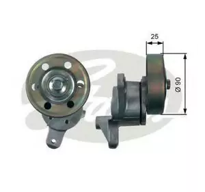 Ролик ремня с натяжителем GATES T39154 на TOYOTA ESTIMA (MCR3_, ACR3_, CLR3_) Ролик ремня с натяжителем GATES T39154 на TOYOTA ESTIMA (MCR3_, ACR3_, CLR3_)