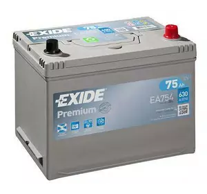 Аккумулятор exide premium 12v 75ah 630a EXIDE EA754 на MAZDA BT-50 пикап (CD, UN) Аккумулятор exide premium 12v 75ah 630a EXIDE EA754 на MAZDA BT-50 пикап (CD, UN)