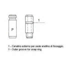 V2НАПРАВЛЯЮЩАЯ КЛАПАНА FRECCIA 3230 на OPEL CORSA A Наклонная задняя часть (93_, 94_, 98_, 99_) V2НАПРАВЛЯЮЩАЯ КЛАПАНА FRECCIA 3230 на OPEL CORSA A Наклонная задняя часть (93_, 94_, 98_, 99_)