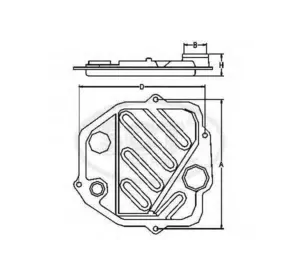 Фильтр акпп MITSUBISHI MD758684 на MITSUBISHI CARISMA (DA_) Фильтр акпп MITSUBISHI MD758684 на MITSUBISHI CARISMA (DA_)