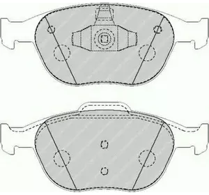 G1ТОРМОЗНЫЕ КОЛОДКИ FERODO FVR1568 на FORD TRANSIT CONNECT (P65_, P70_, P80_) G1ТОРМОЗНЫЕ КОЛОДКИ FERODO FVR1568 на FORD TRANSIT CONNECT (P65_, P70_, P80_)