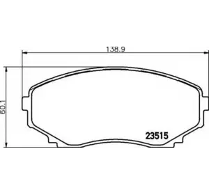 Колодки дискового тормоза NISSHINBO PF5376 на MAZDA E-SERIE c бортовой платформой/ходовая часть (SD1, SL) Колодки дискового тормоза NISSHINBO PF5376 на MAZDA E-SERIE c бортовой платформой/ходовая часть (SD1, SL)