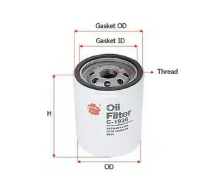 Фильтр масла MAZDA LF0514302B на JEEP WRANGLER III (JK) Фильтр масла MAZDA LF0514302B на JEEP WRANGLER III (JK)