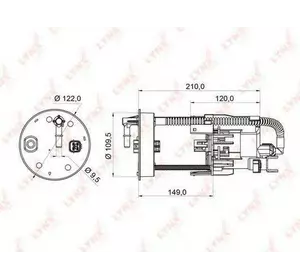 Фильтр топливный в сборе HONDA 17048SWA000 на HONDA CR-V Mk III (RE) Фильтр топливный в сборе HONDA 17048SWA000 на HONDA CR-V Mk III (RE)