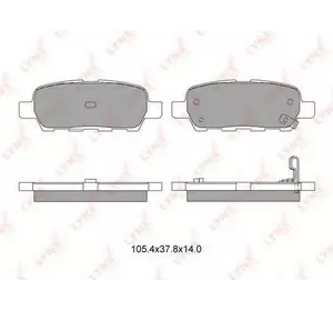 Колодки дискового тормоза NISSAN 440608H3X5 на NISSAN X-TRAIL (T31) Колодки дискового тормоза NISSAN 440608H3X5 на NISSAN X-TRAIL (T31)