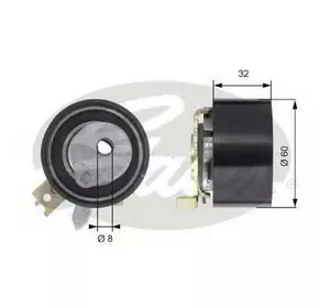 L2РОЛИК GATES T43014 на RENAULT GRAN TOUR III универсал (KZ0/1) L2РОЛИК GATES T43014 на RENAULT GRAN TOUR III универсал (KZ0/1)